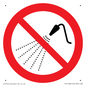 PV11266: P016 Prohibition: Do not spray with water