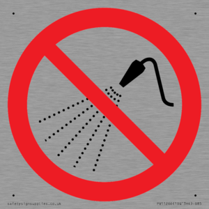 PV11266: P016 Prohibition: Do not spray with water