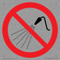 PV11266: P016 Prohibition: Do not spray with water