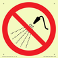 PV11266: P016 Prohibition: Do not spray with water