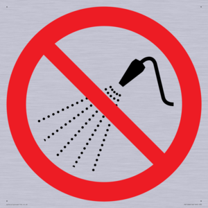 PV11266: P016 Prohibition: Do not spray with water