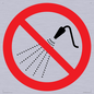 PV11266: P016 Prohibition: Do not spray with water