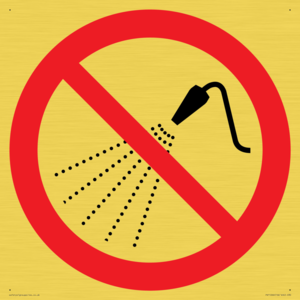 PV11266: P016 Prohibition: Do not spray with water