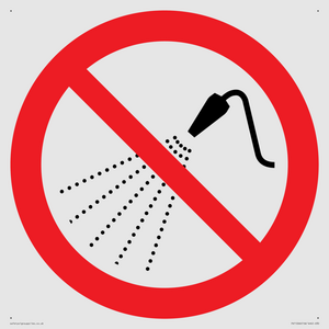 PV11266: P016 Prohibition: Do not spray with water