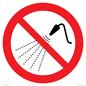 PV11266: P016 Prohibition: Do not spray with water
