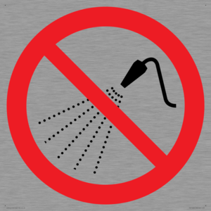 PV11266: P016 Prohibition: Do not spray with water