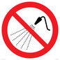PV11266: P016 Prohibition: Do not spray with water