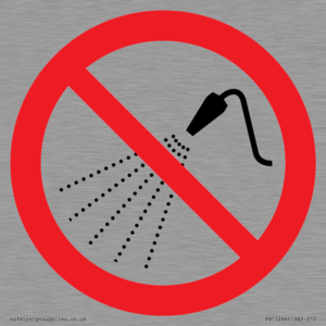 PV11266: P016 Prohibition: Do not spray with water
