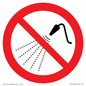 PV11266: P016 Prohibition: Do not spray with water