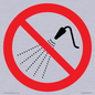 PV11266: P016 Prohibition: Do not spray with water