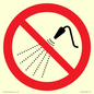 PV11266: P016 Prohibition: Do not spray with water