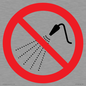 PV11266: P016 Prohibition: Do not spray with water