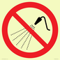PV11266: P016 Prohibition: Do not spray with water