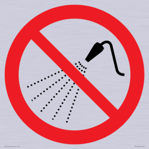 PV11266: P016 Prohibition: Do not spray with water