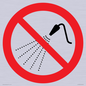 PV11266: P016 Prohibition: Do not spray with water