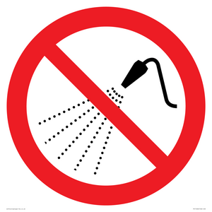 PV11266: P016 Prohibition: Do not spray with water
