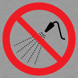 PV11266: P016 Prohibition: Do not spray with water