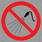 PV11266: P016 Prohibition: Do not spray with water