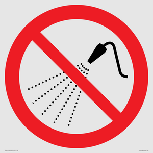 PV11266: P016 Prohibition: Do not spray with water