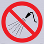 PV11266: P016 Prohibition: Do not spray with water
