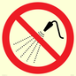 PV11266: P016 Prohibition: Do not spray with water