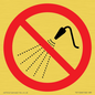 PV11266: P016 Prohibition: Do not spray with water