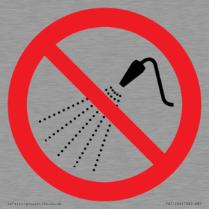PV11266: P016 Prohibition: Do not spray with water