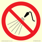 PV11266: P016 Prohibition: Do not spray with water