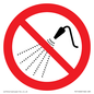 PV11266: P016 Prohibition: Do not spray with water