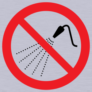 PV11266: P016 Prohibition: Do not spray with water