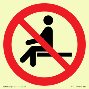 PV11270: P018 Prohibition: No sitting