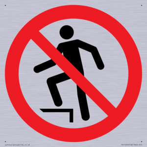 PV11272: P019 Prohibition: No stepping on surface