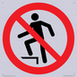 PV11272: P019 Prohibition: No stepping on surface