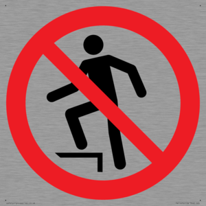 PV11272: P019 Prohibition: No stepping on surface