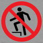 PV11272: P019 Prohibition: No stepping on surface