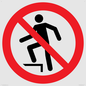 PV11272: P019 Prohibition: No stepping on surface