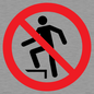 PV11272: P019 Prohibition: No stepping on surface