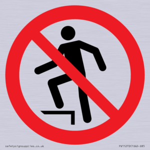 PV11272: P019 Prohibition: No stepping on surface