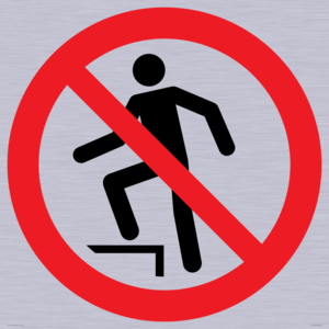 PV11272: P019 Prohibition: No stepping on surface