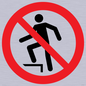 PV11272: P019 Prohibition: No stepping on surface