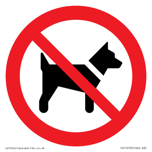 PV11276: P021 Prohibition: No dogs