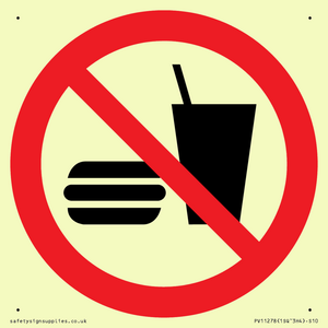 PV11278: P022 Prohibition: No eating or drinking