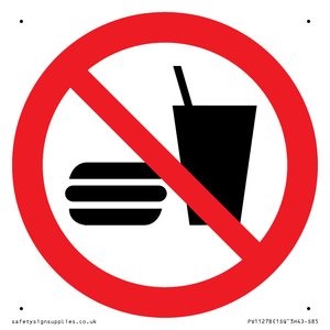 PV11278: P022 Prohibition: No eating or drinking