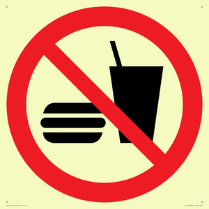 PV11278: P022 Prohibition: No eating or drinking