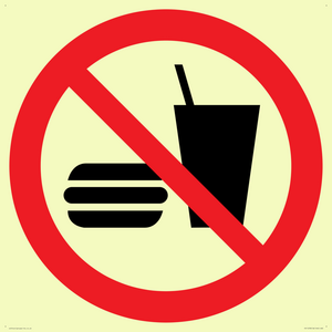 PV11278: P022 Prohibition: No eating or drinking