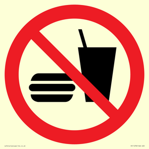 PV11278: P022 Prohibition: No eating or drinking