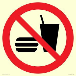 PV11278: P022 Prohibition: No eating or drinking