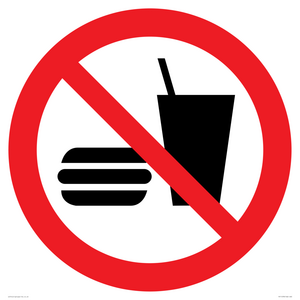 PV11278: P022 Prohibition: No eating or drinking