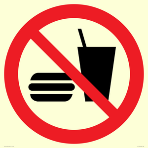 PV11278: P022 Prohibition: No eating or drinking