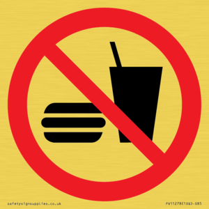 PV11278: P022 Prohibition: No eating or drinking